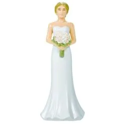 AMSCAN Cake Topper Blonde Hair Bride Plastic