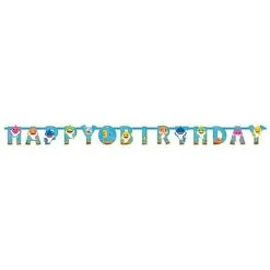 AMSCAN Baby Shark Jumbo Add-An-Age Banner Happy Birthday