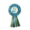 Unique Blue & Green "Birthday Boy" Award Ribbon