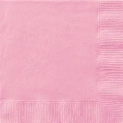 Unique Lovely Pink Pink Beverage Napkins 2ply 50 Pack