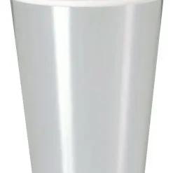 Unique Silver Foil Paper Paper Cups 270ml 8 Pack