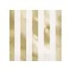 Unique Gold Foil Stripe Luncheon Napkins 2ply 16 Pack