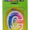 AMSCAN Rainbow Letter Candle C