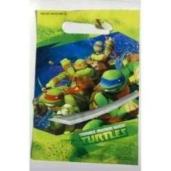 AMSCAN Teenage Mutant Ninja Turtles Loot Bags Pack Of 8