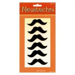 AMSCAN Fiesta Moustaches 6 Pack