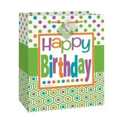 Unique Citrus Dot Gift Bag Medium