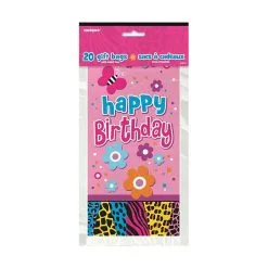 Unique Wild Birthday 20 Cello Bags