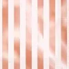 Unique Rose Gold Foil Stripe Beverage Napkins 2ply 16 Pack