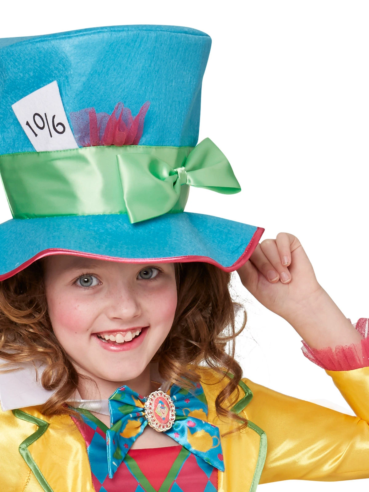 Rubies Mad Hatter Girls Deluxe Costume (Large Polybag) 4 Rubies Mad Hatter Girls Deluxe Costume (Large Polybag) - Image 4