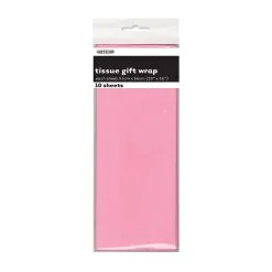 Unique Tissue Sheet Lovely Pink 10 Pack