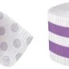 Unique Crepe Streamers Pretty Purple Stripes And Dots 2 Pack