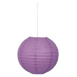 Unique Round Lantern 25cm - Pretty Purple