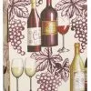Unique Gift Bag Grape & Glass Foil Wine