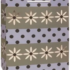 Unique Foil Daisy Dots Super Jumbo Gift Bag