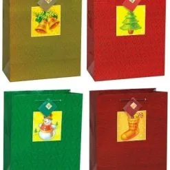 Unique Gift Bag Xmas Charms Large