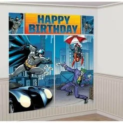 AMSCAN Batman Scene Setter Wall Decorating Kit