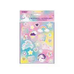 Unique Unicorn Party 4 Sticker Sheets
