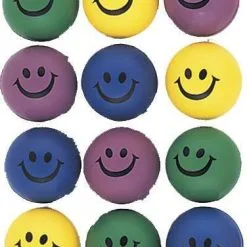 Unique 16 Smiley Squish Balls