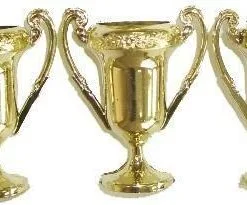 Unique 28 Cup Trophies - Gold
