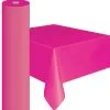 AMSCAN Plastic Table Roll Bright Pink