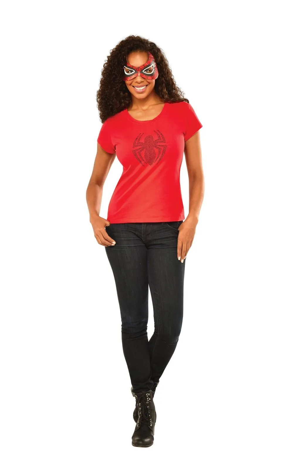 Rubies Spider-Girl Rhinestone Tshirt Adult 1 Rubies Spider-Girl Rhinestone Tshirt Adult