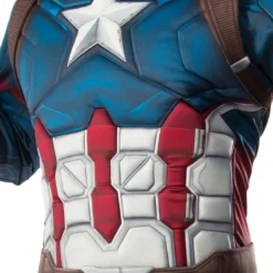 Rubies Captain America Deluxe Costume Adult 6 Rubies Captain America Deluxe Costume Adult -Party Decoration Shop 810967 P 2