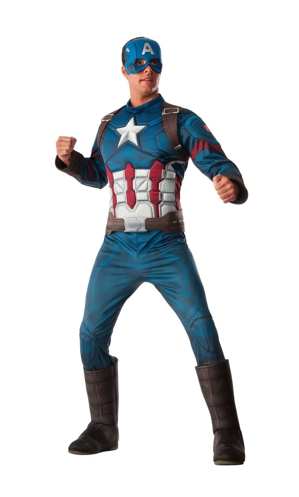 Rubies Captain America Deluxe Costume Adult 1 Rubies Captain America Deluxe Costume Adult