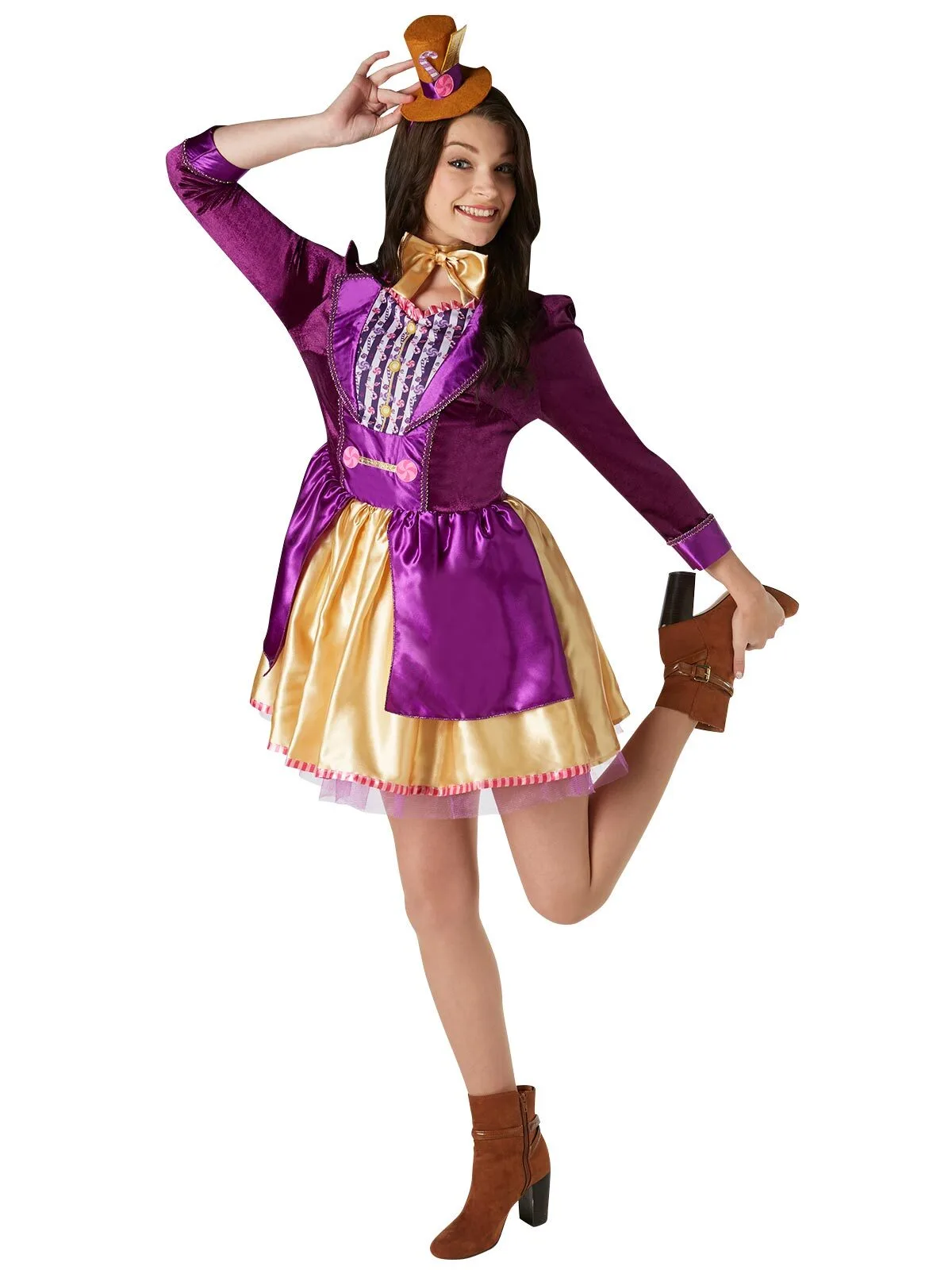 Rubies Willy Wonka Ladies Deluxe Costume Adult 3 Rubies Willy Wonka Ladies Deluxe Costume Adult - Image 3