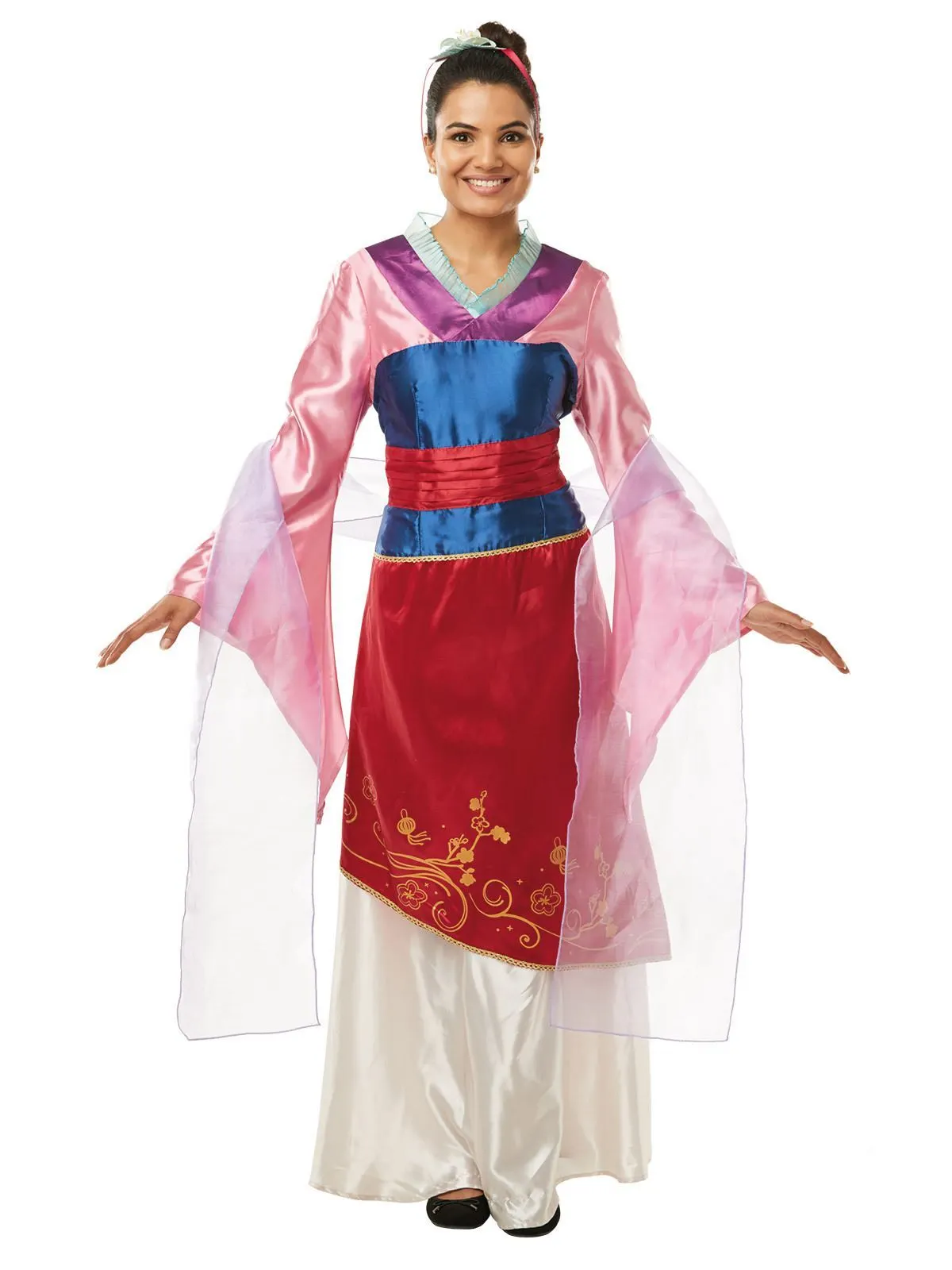 Rubies Mulan Deluxe Adult Costume 1 Rubies Mulan Deluxe Adult Costume
