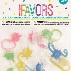 Unique 8 Starburst Sticky Stretch Toy