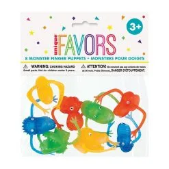 Unique Monster Finger Puppets 8 Pack