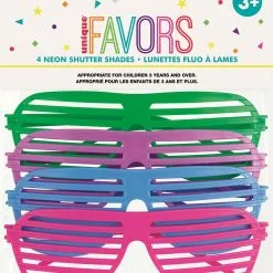 Unique 4 Neon Shutter Shades