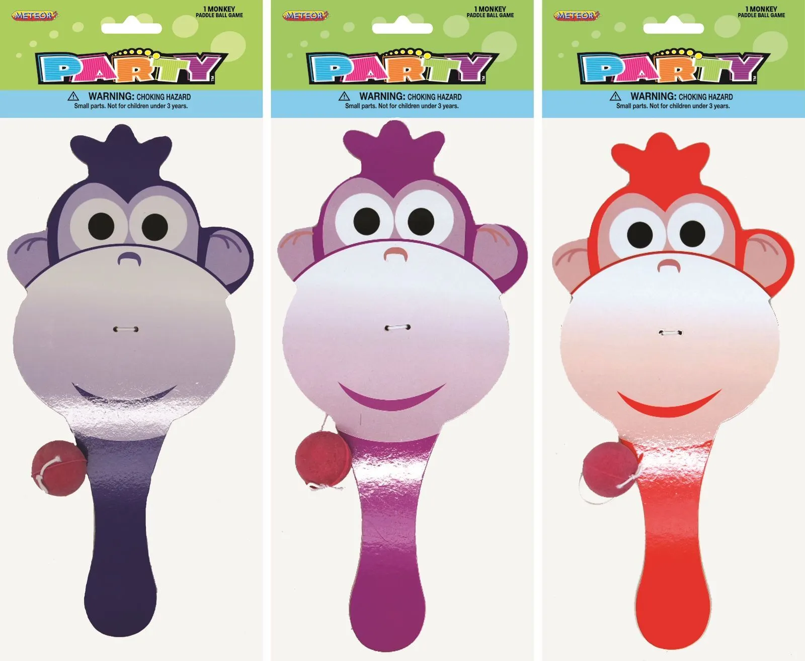 Unique Monkey Paddle Ball Game - 1 Piece 1 Unique Monkey Paddle Ball Game - 1 Piece