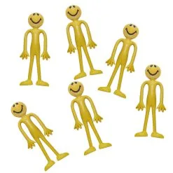 Unique Smile Bendies 6 Pack