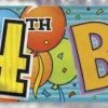 Unique 4th Birthday Foil Banner 12ft