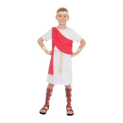 AMSCAN Costume Toga Boy 8-10 Years