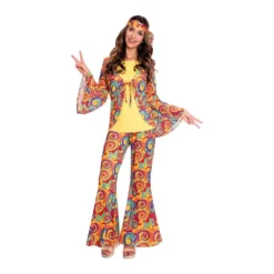Party Decoration Shop 18 AMSCAN Costume Hippy Woman Size 16-18