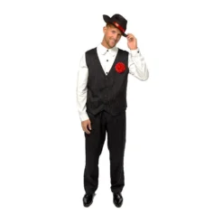 AMSCAN Costume Gangster Man Size Large