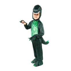 AMSCAN Costume Dark Dino Dinosaur 3-4 Years