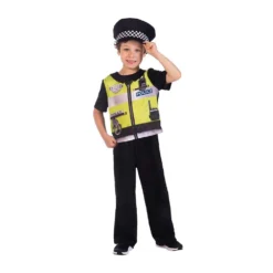 AMSCAN Costume Sustainable Police 4-6 Years