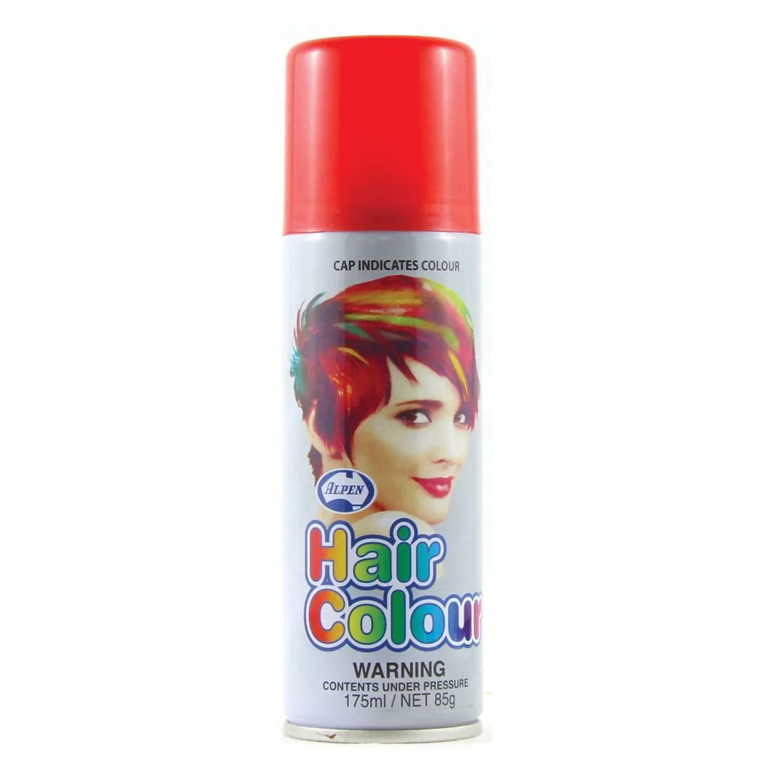 Alpen Colour Hair Spray 175ml Fluro Red 1 Alpen Colour Hair Spray 175ml Fluro Red