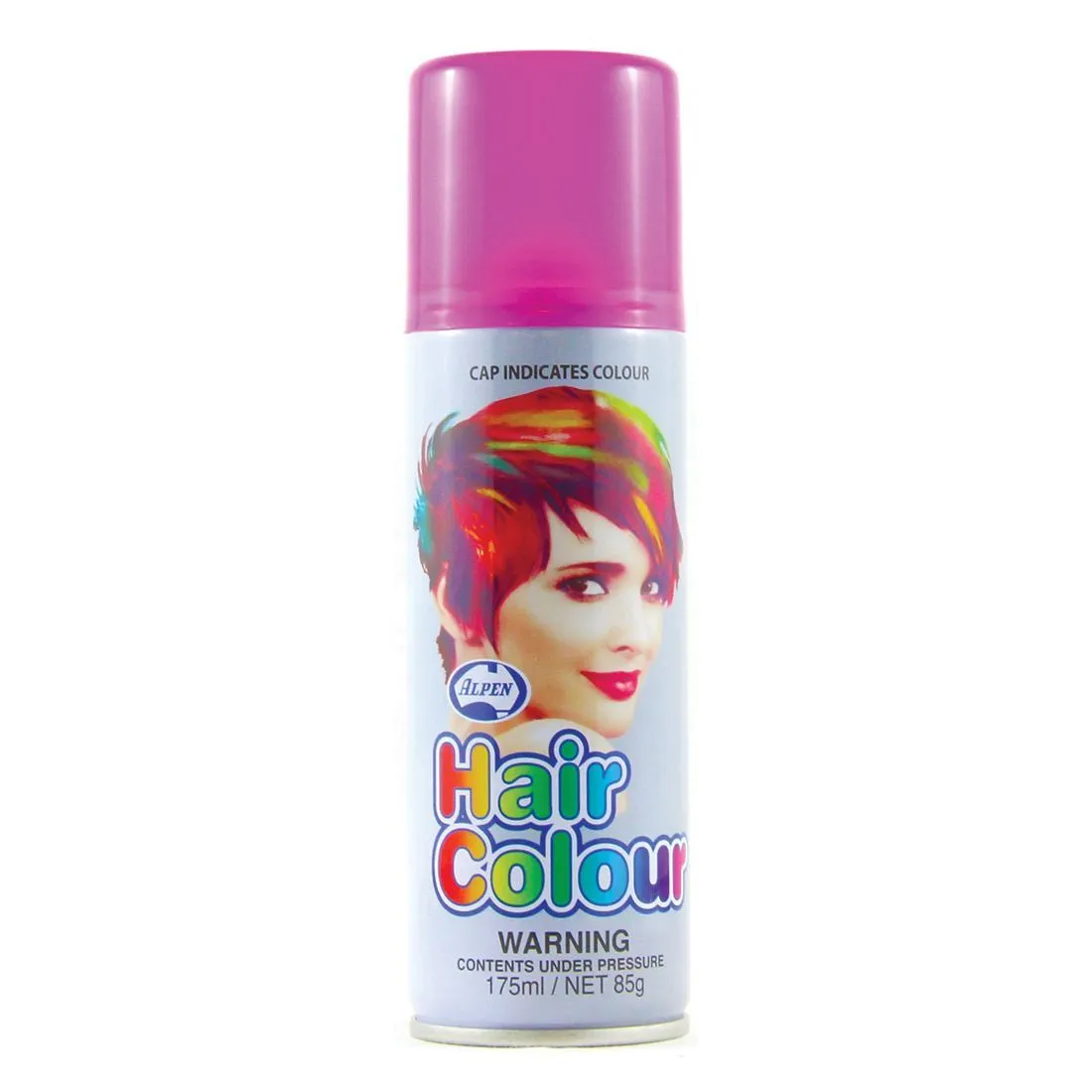Alpen Colour Hair Spray 175ml Fluro Pink 1 Alpen Colour Hair Spray 175ml Fluro Pink