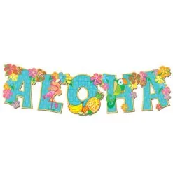 AMSCAN Aloha Jointed Streamer Banner