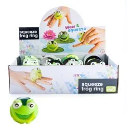 MDI Squeeze Frog Ring Sensory Toy -Party Decoration Shop HY SFR 2