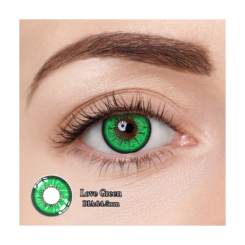 HP Imports Love Green Contact Lens 1 HP Imports Love Green Contact Lens