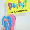 Unique 8 Flip-Flop Keychains -Net Bag