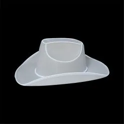 Oceana Light Up Cowgirl White Hat