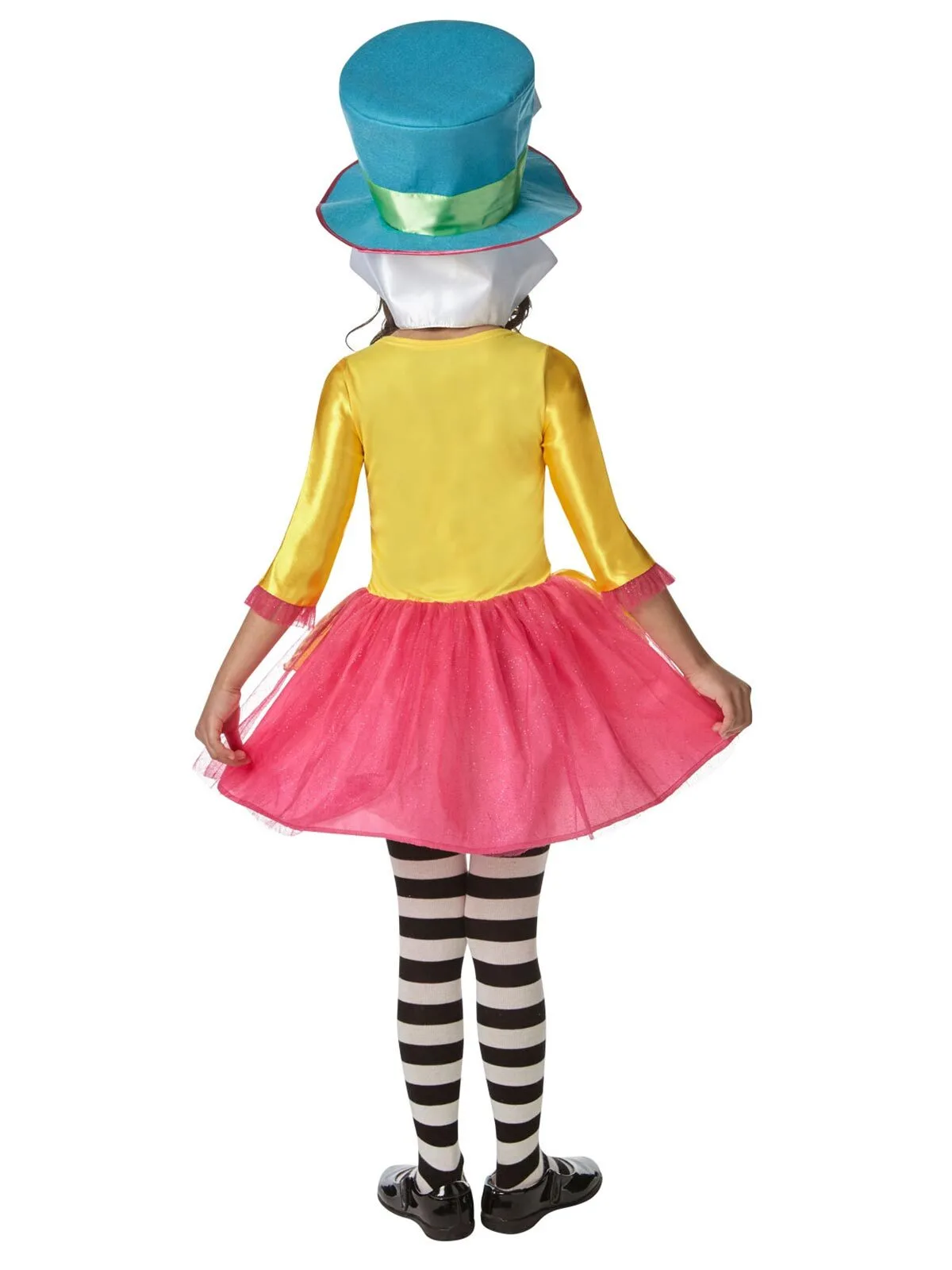 Rubies Mad Hatter Girls Deluxe Costume (Large Polybag) Small 2 Rubies Mad Hatter Girls Deluxe Costume (Large Polybag) Small - Image 2