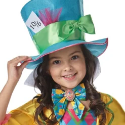 Rubies Mad Hatter Girls Deluxe Costume (Large Polybag) Small 8 Rubies Mad Hatter Girls Deluxe Costume (Large Polybag) Small -Party Decoration Shop RB 1082 3