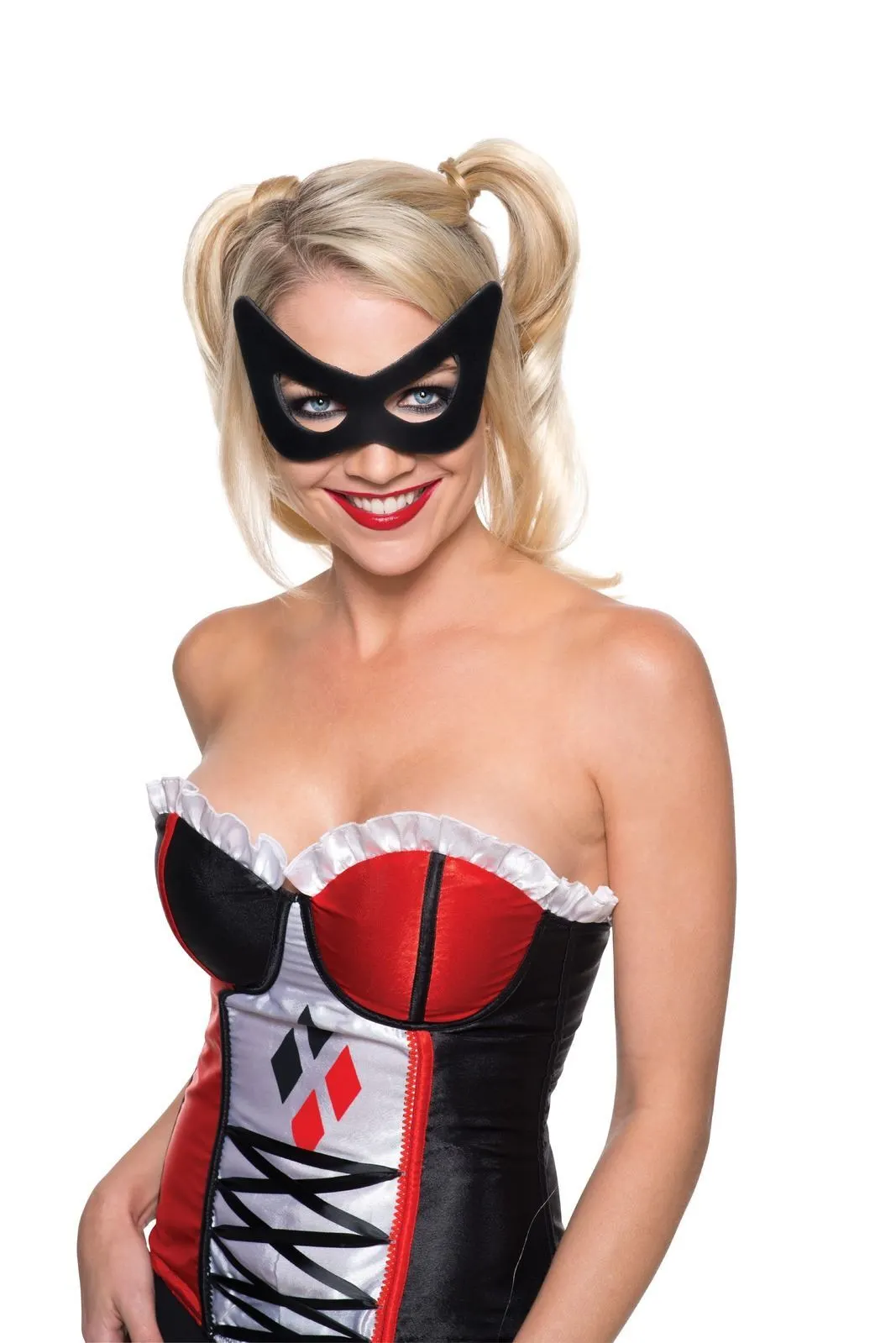 Rubies Harley Quinn Mask Adult 1 Rubies Harley Quinn Mask Adult